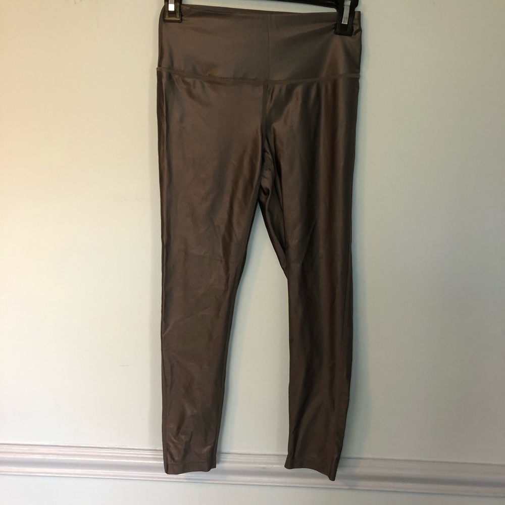 Zella Gray Elation shine Leggings Size XS